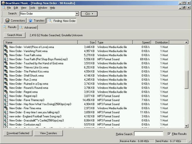 download bearshare mp3