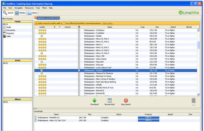  LimeWire Basic Descargar 