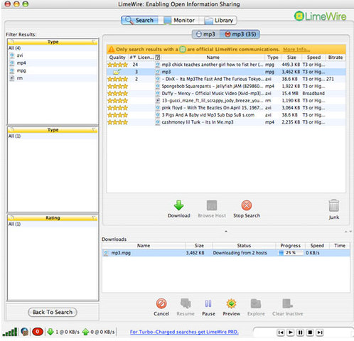 limewire download for mac os x