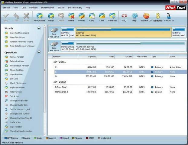 minitool partition wizard 7 portable