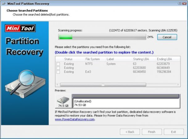 mini tool partition recovery
