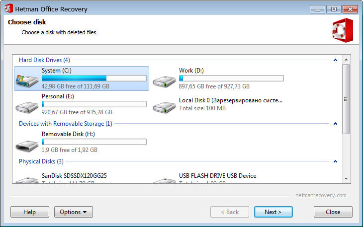 instal the new Hetman Office Recovery 4.6